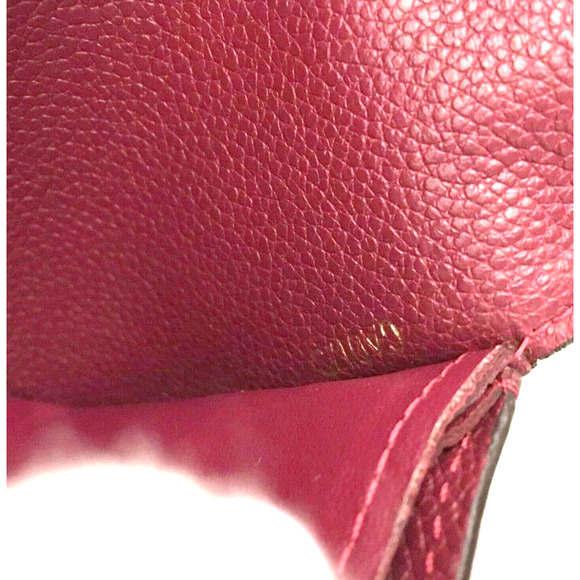 Red Louis Vuitton LV Monogram Empreinte Portefeiulle Curieuse Long Wallet - Picture 10 of 10